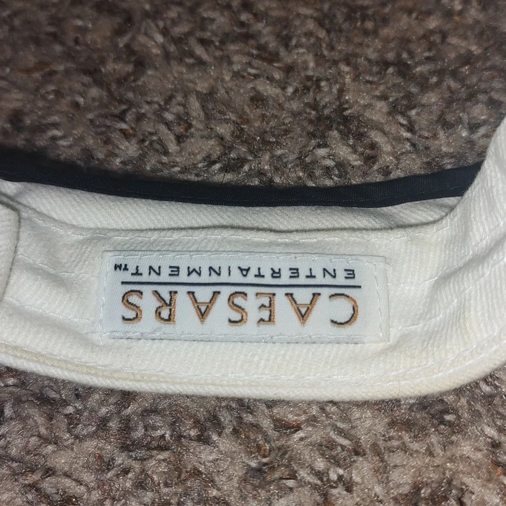 Las Vegas Sin City Unisex White Visor Adjustable OSFM - Picture 9 of 9